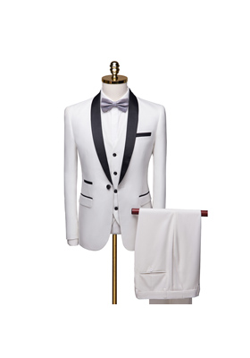 白色禮服西服定制設(shè)計